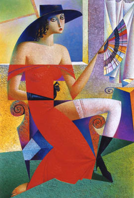 #73 &laquo;Girl With A Fan&raquo;
